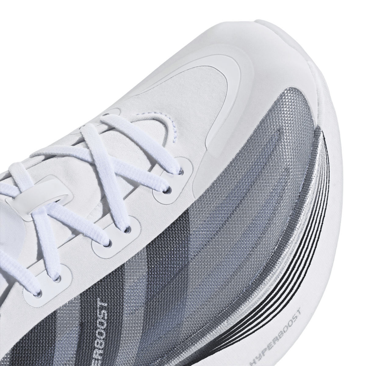 adidas Hyper Boost Euphoria LT Black White Silver Metallic