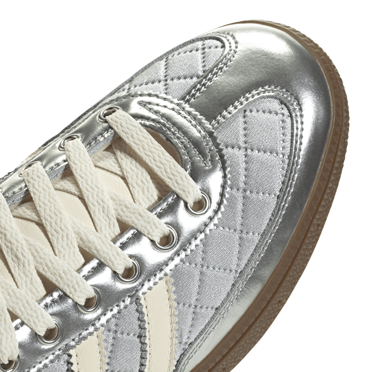 adidas Handball Spezial Quilted Silver Metallic Cream White Gum