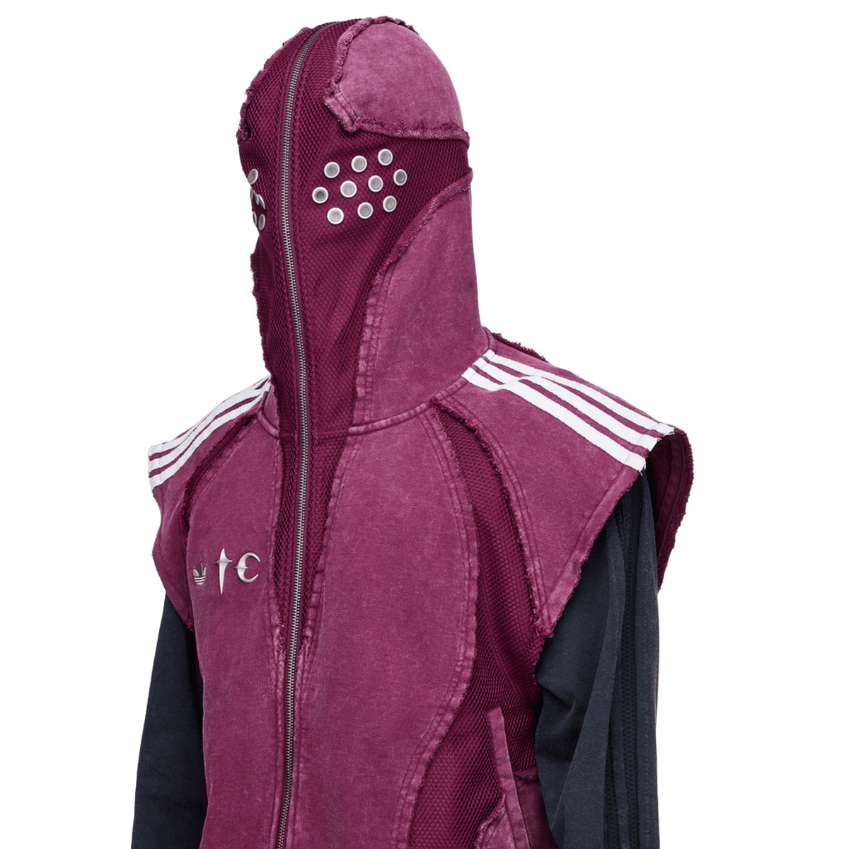 adidas x Thug Club Teamgeist Hooded Zip Up (Asia Sizing) Maroon
