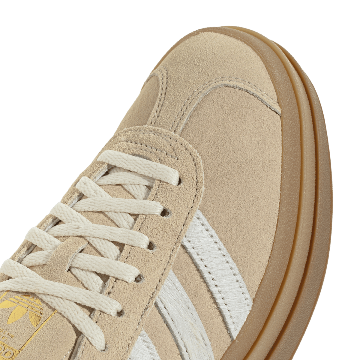 adidas Gazelle Bold Stone Khaki Cream White (Women's)