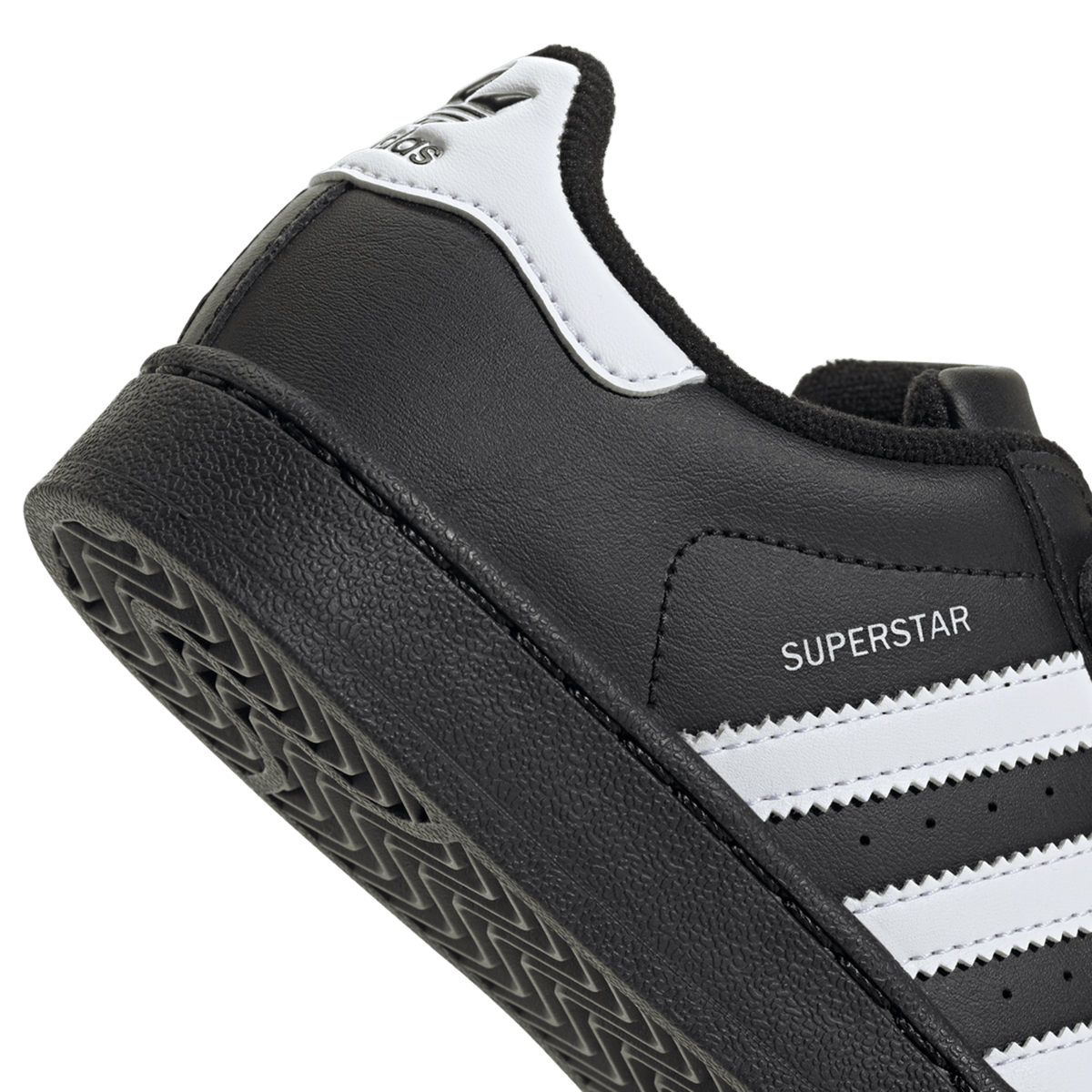 adidas Superstar II Comfort Closure Core Black Cloud White (PS)