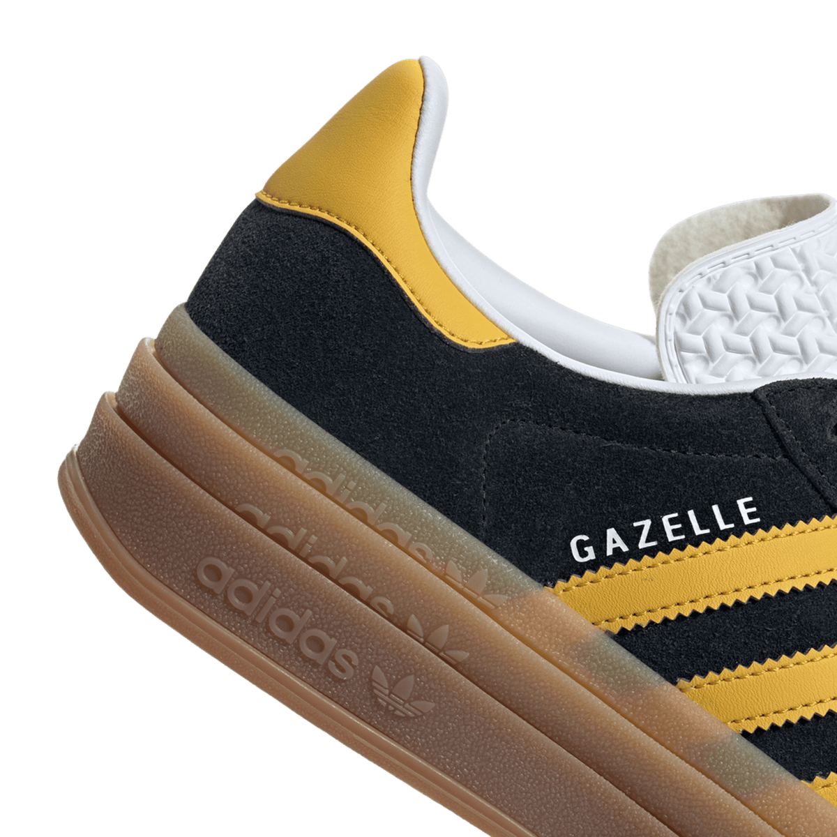 adidas Gazelle Bold Black Bold Gold (Women's)