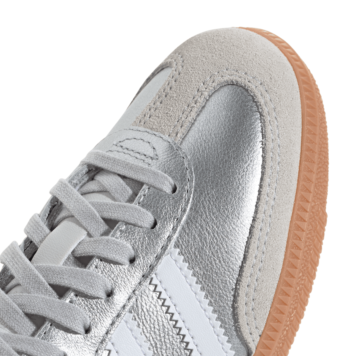 adidas Samba OG Silver Metallic Cloud White Gum (GS)
