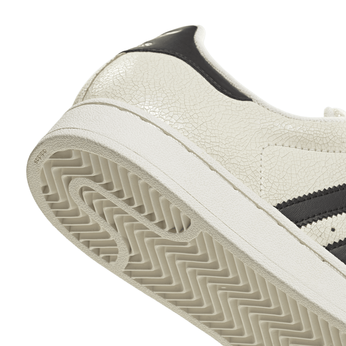 adidas Superstar II Off White Black Cracked Leather (Women's)