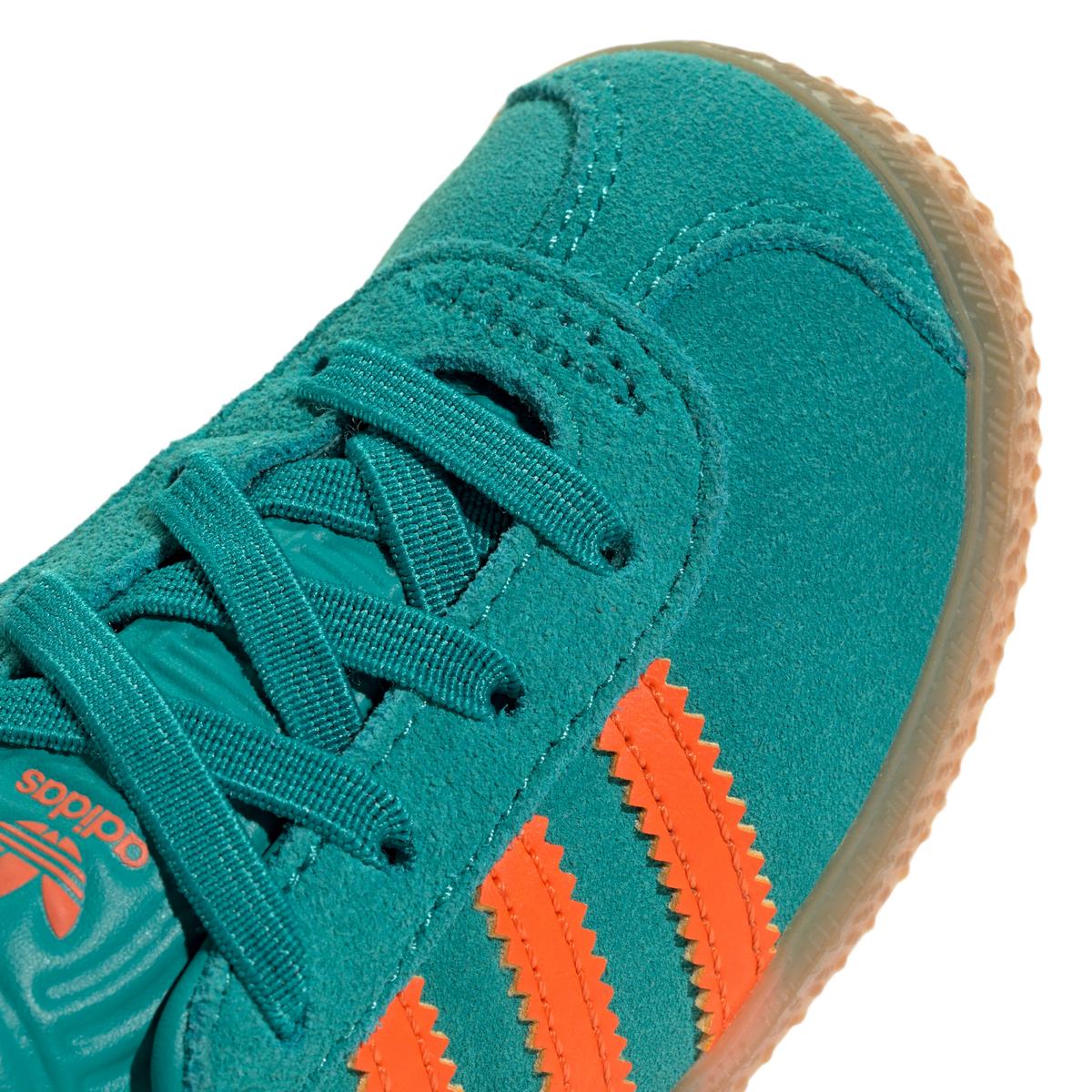 adidas Gazelle Comfort Closure Pure Teal Impact Orange Collegiate Purple (TD)