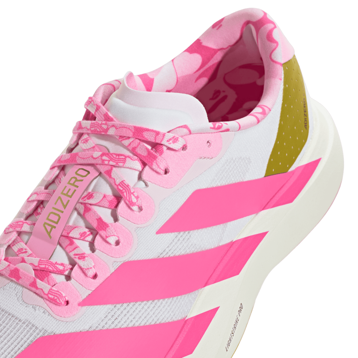 adidas Adizero Evo SL Bape Blue Pink Gold