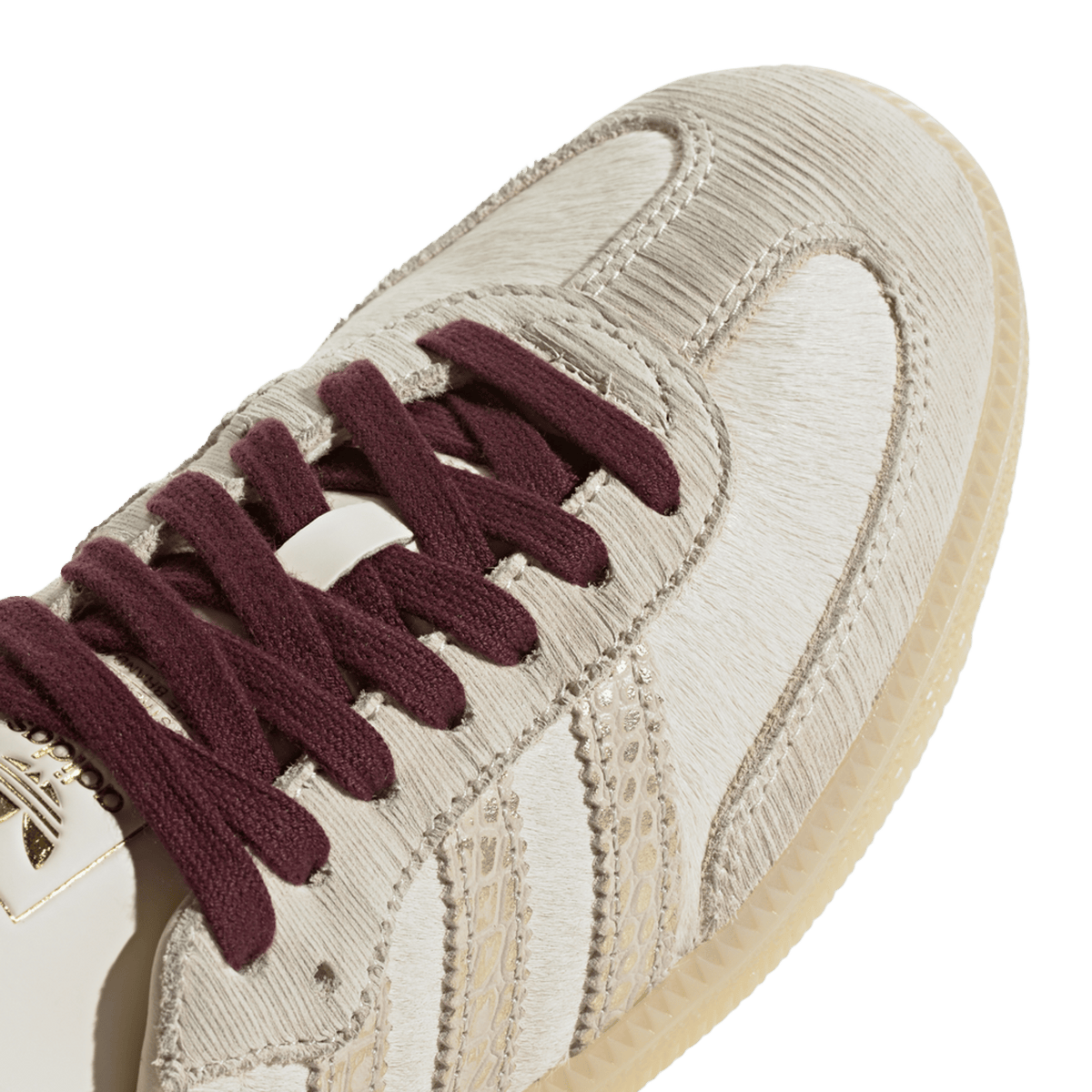 adidas Samba OG Cream White Maroon (Women's)
