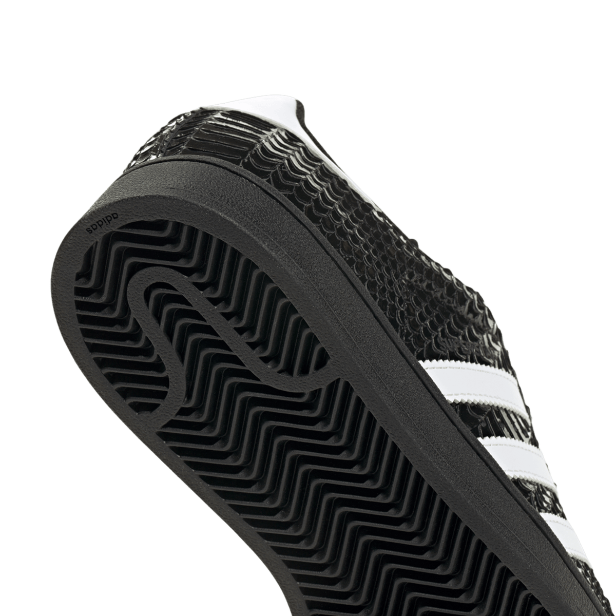 adidas Superstar II Patent Snakeskin Black White (Women's)