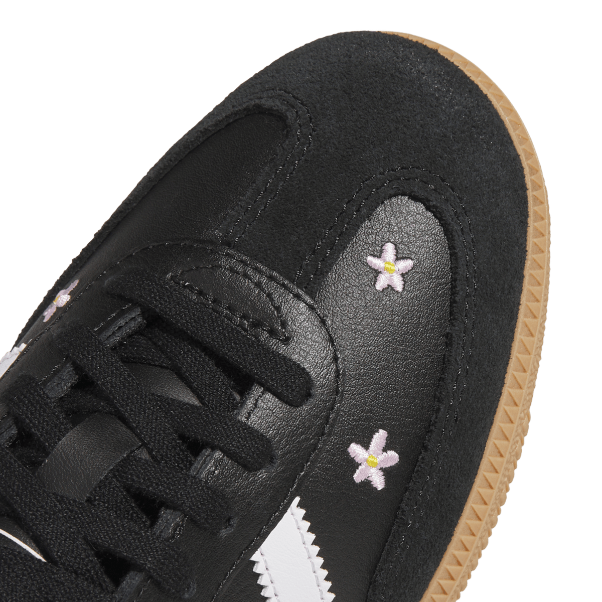 adidas Samba OG Black White Gum Floral Embroidery (GS)
