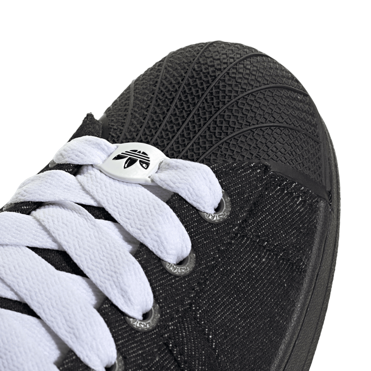 adidas Superstar II Black Denim