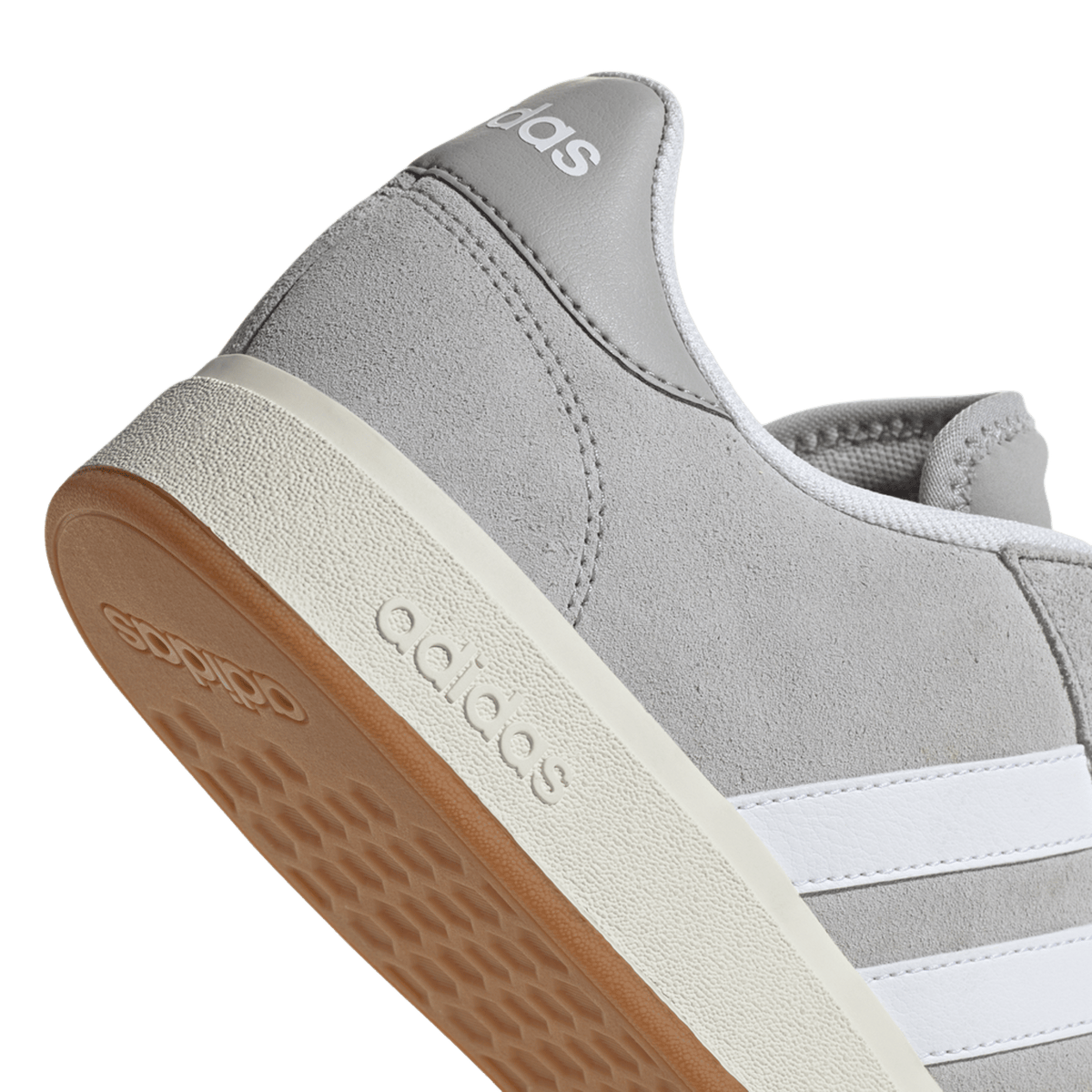 adidas Grand Court Base 00s Grey Two Cloud White Gum