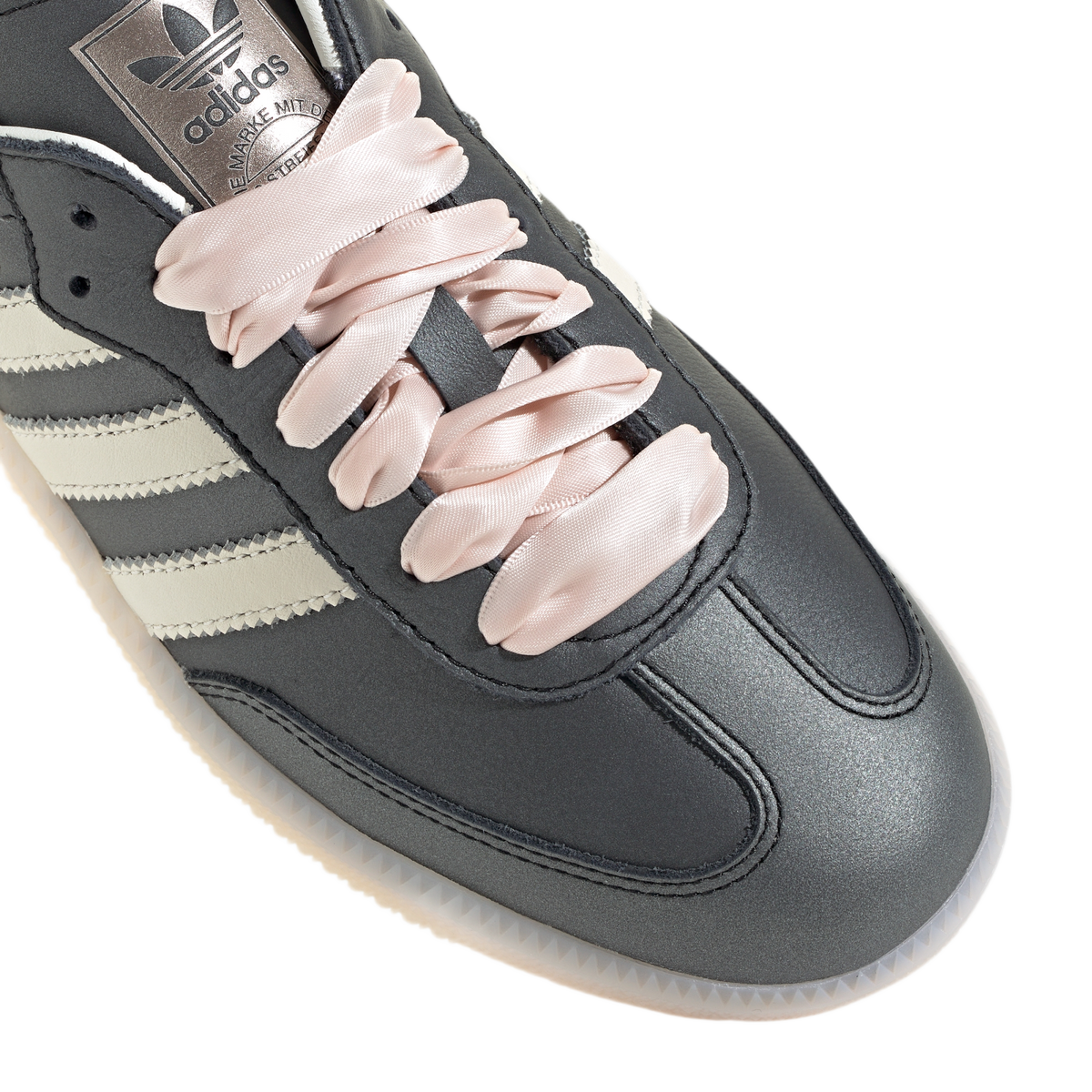 adidas Samba OG Black Pink Ribbon Laces (Women's)