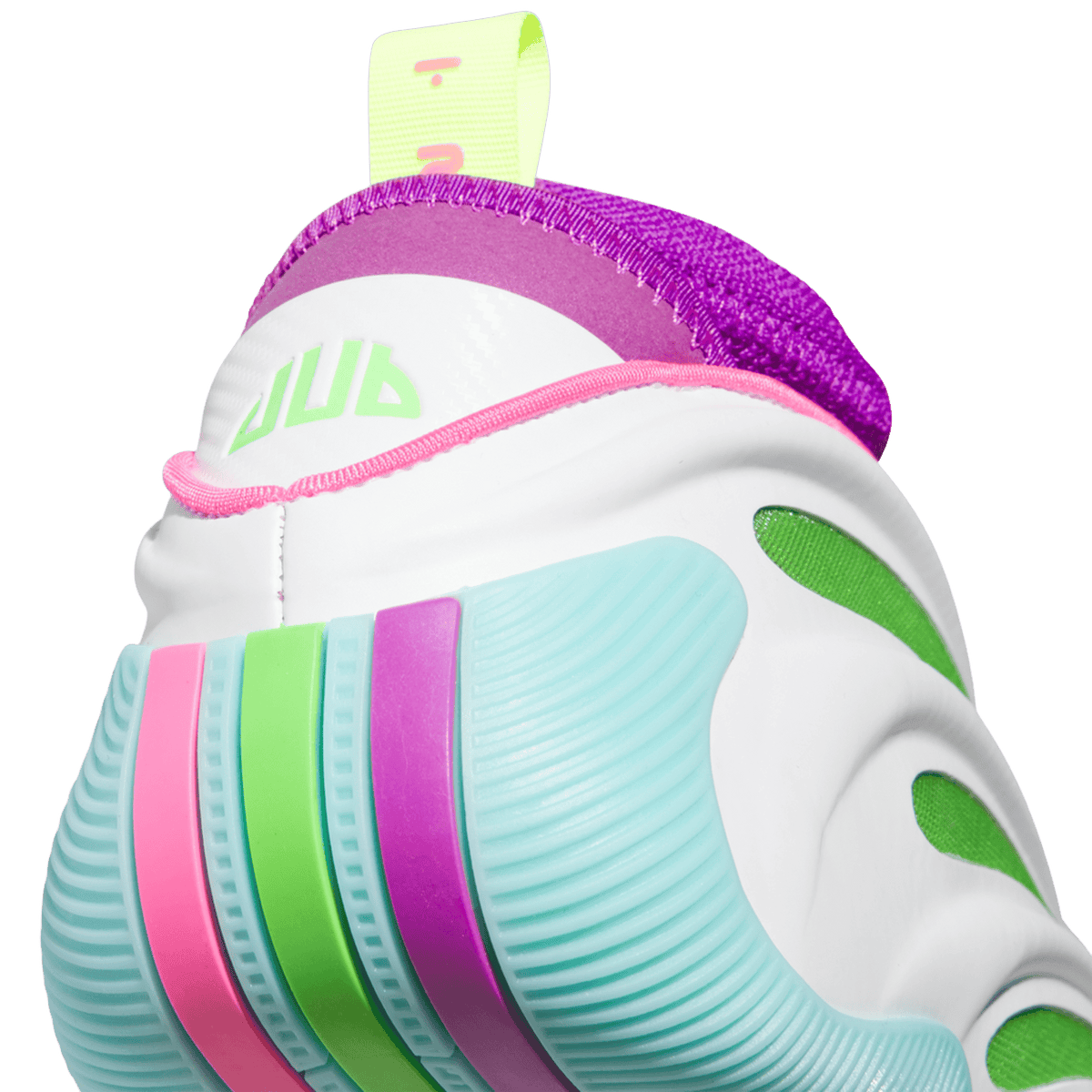 adidas Harden Vol. 9 Jalen Williams White Lucid Lime Pink