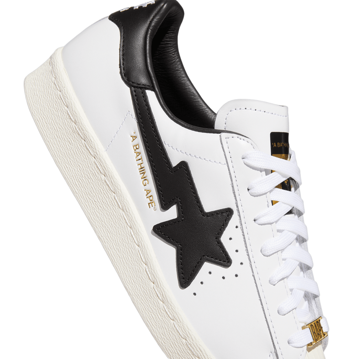 adidas Superstar 80s Bape White Black