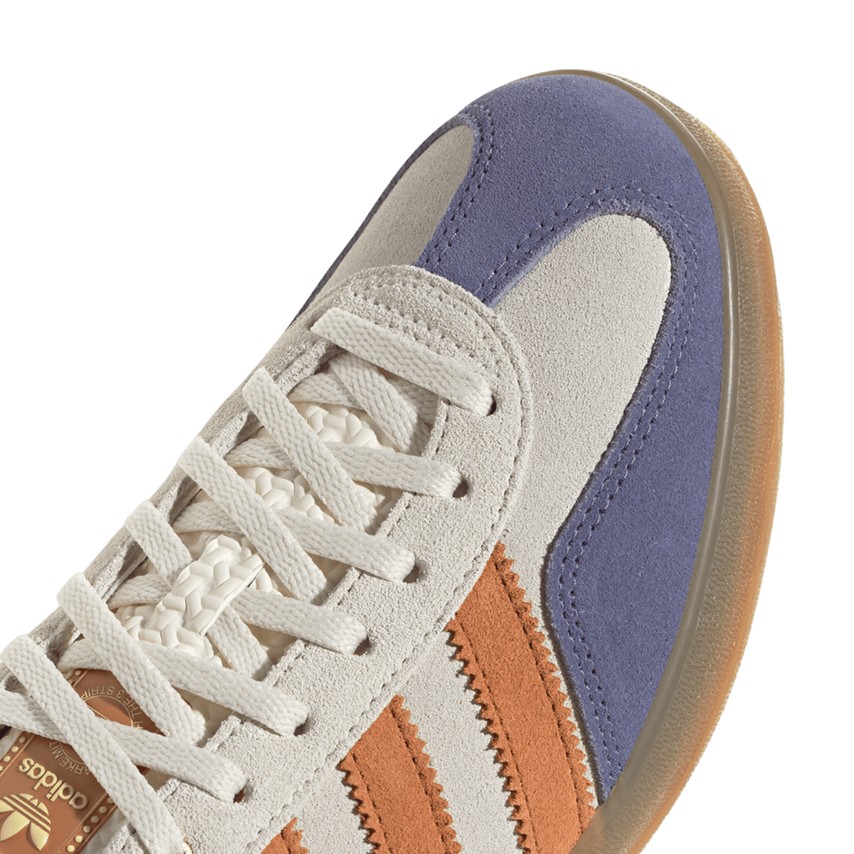 adidas Gazelle Indoor Cream White Blue Orange