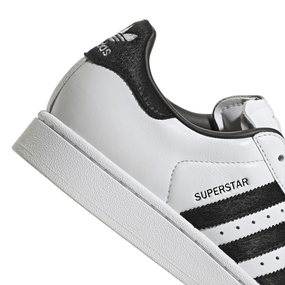 adidas Superstar II White Black Pony Hair (Women's)