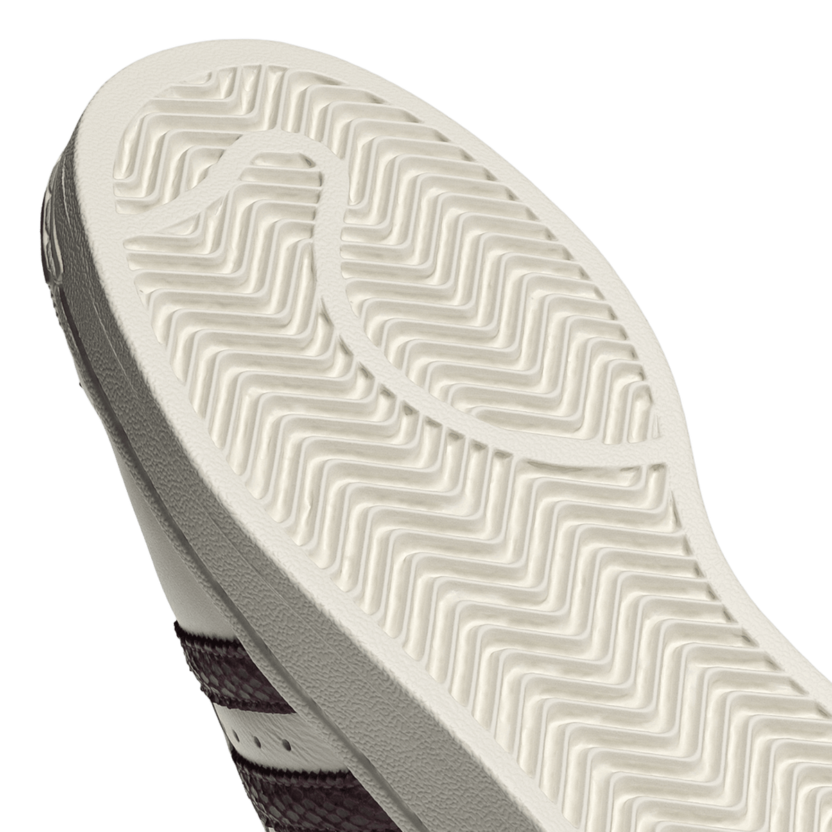 adidas Superstar II Off White Maroon Snakeskin (Women's)