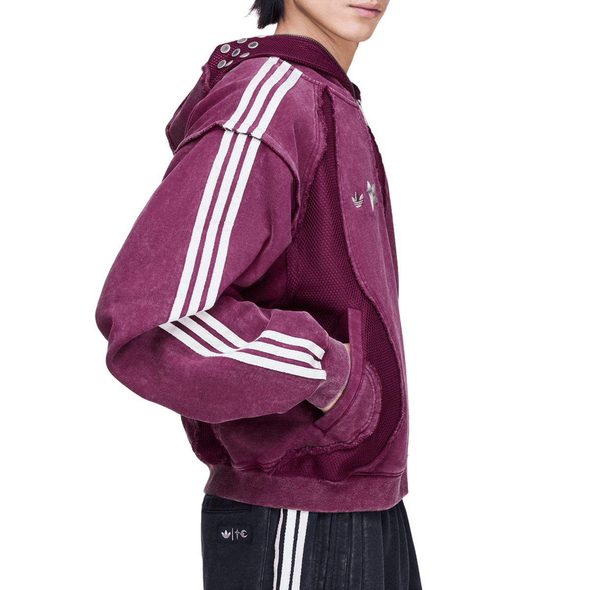 adidas x Thug Club Teamgeist Hooded Zip Up (Asia Sizing) Maroon