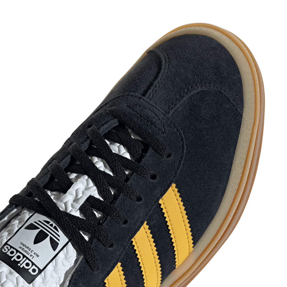 adidas Gazelle Bold Black Bold Gold (Women's)