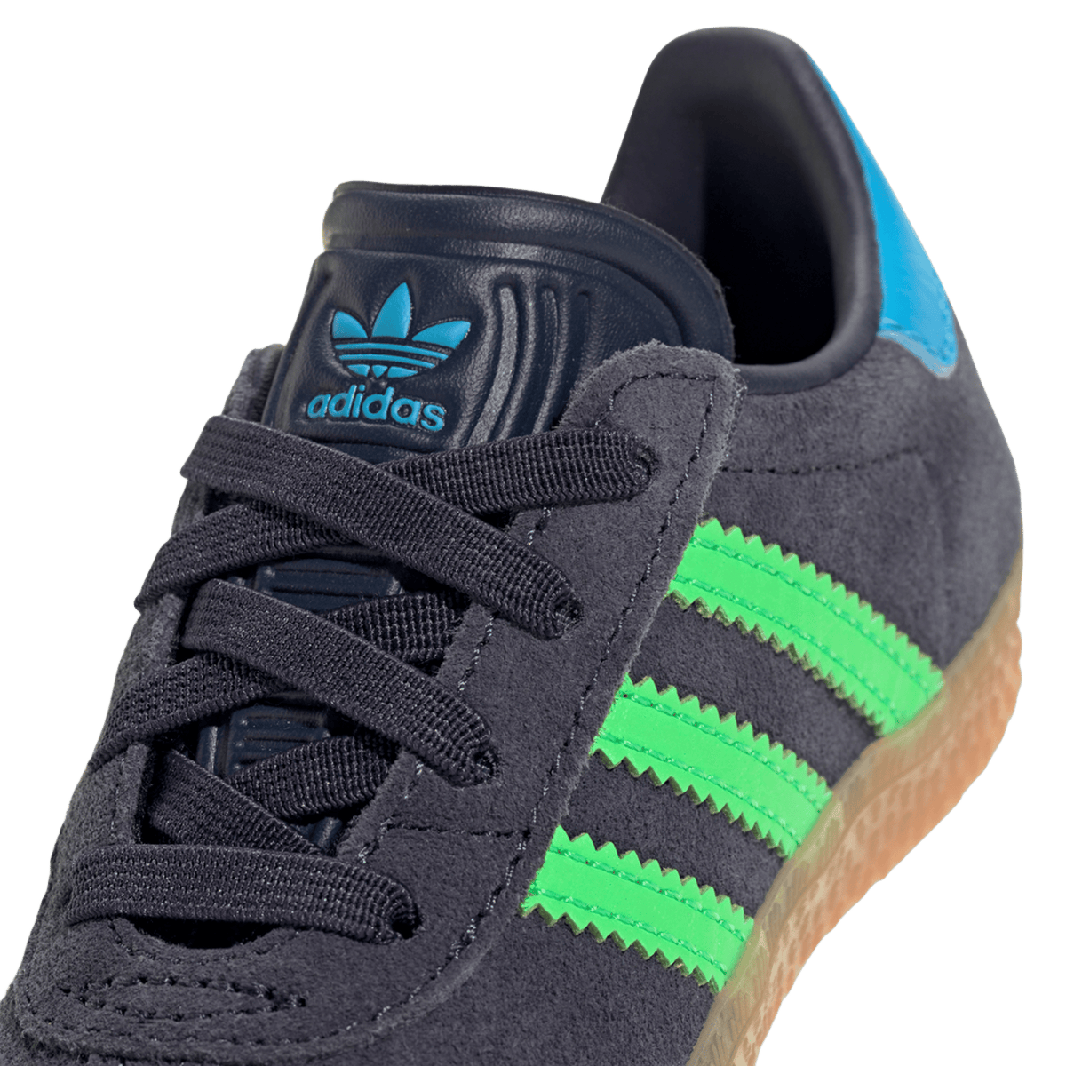 adidas Gazelle Comfort Closure Shadow Navy Screaming Green (TD)