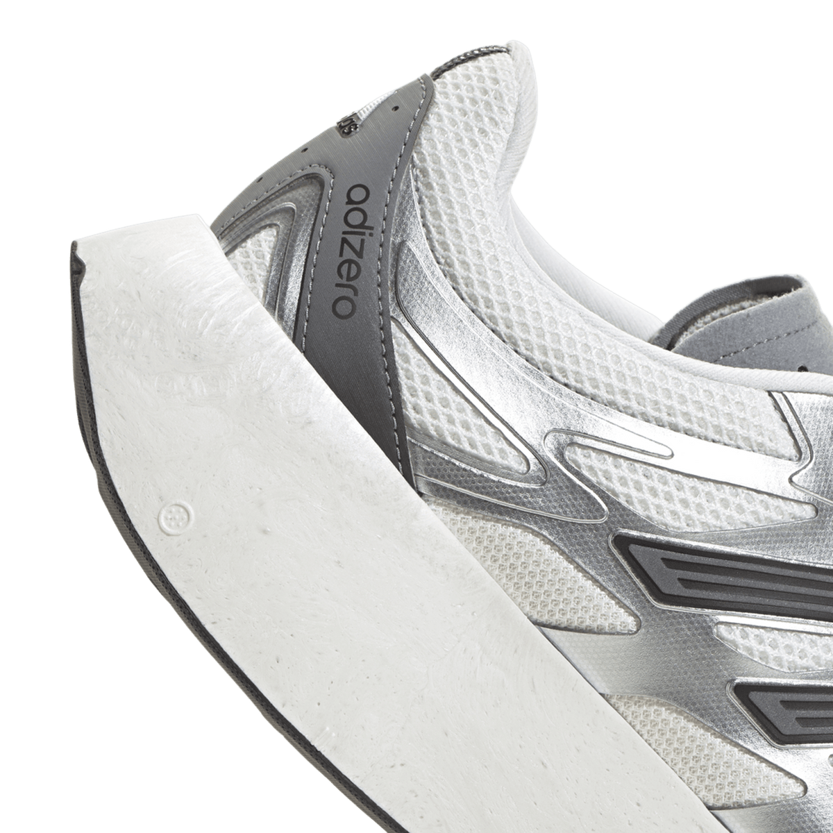 adidas Adizero Aruku Silver Metallic Crystal White Grey Three