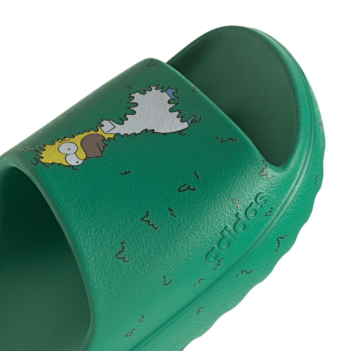 adidas Adilette Lumia Slides The Simpsons Court Green