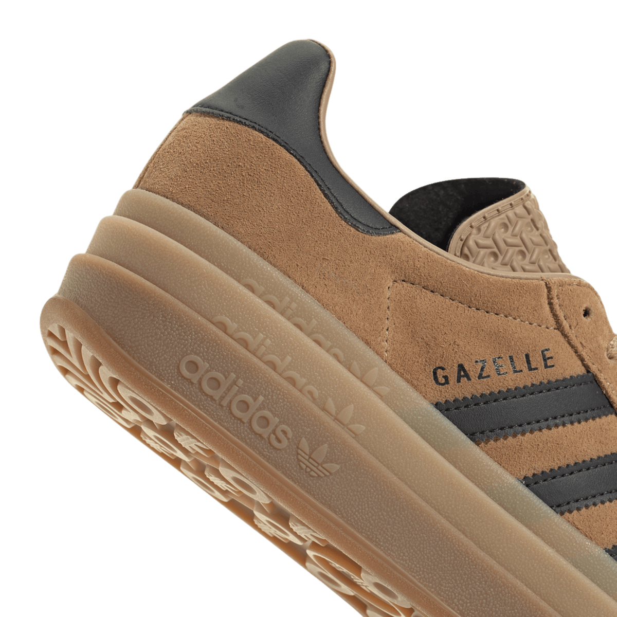 adidas Gazelle Bold Cardboard Black Gum (Women's)