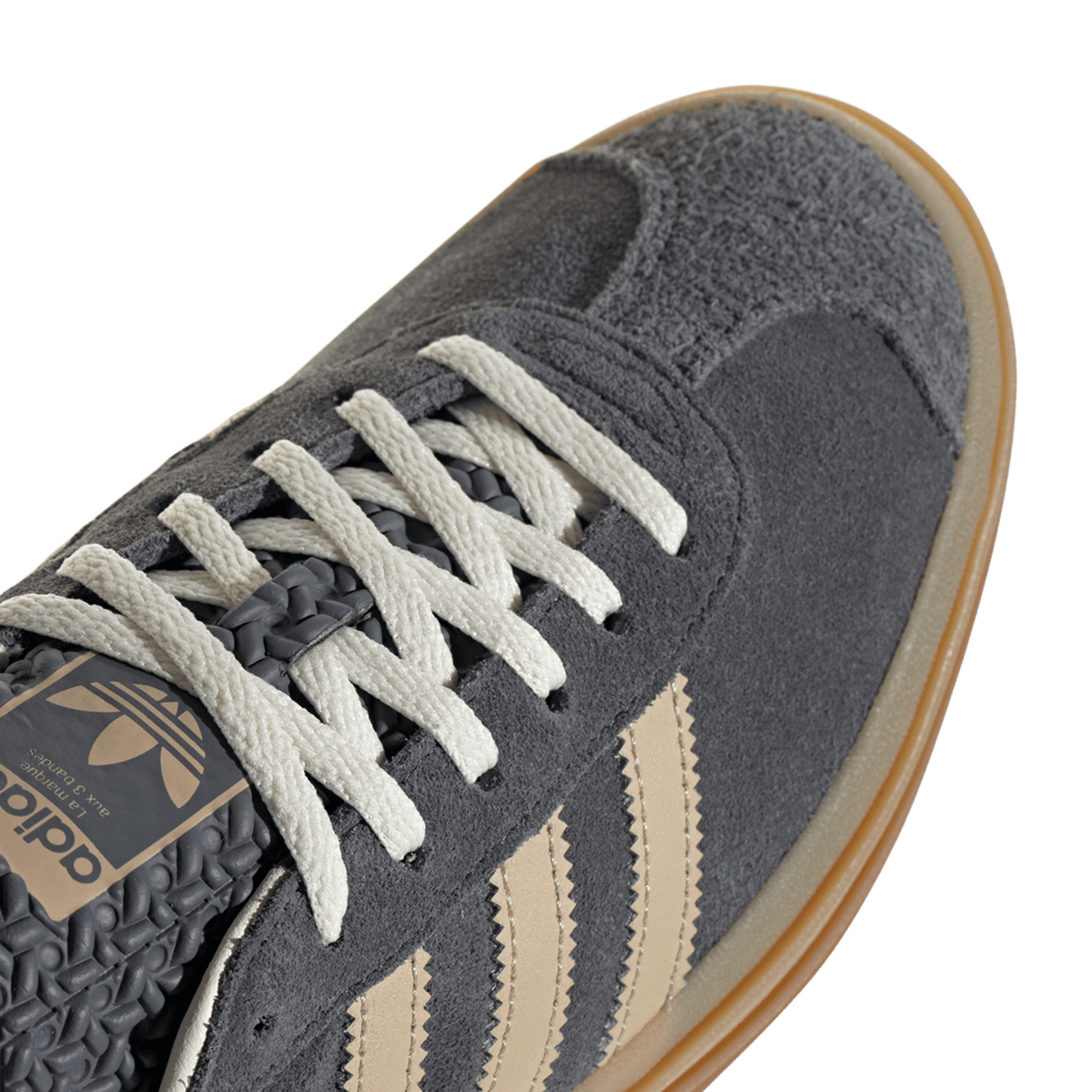 adidas Gazelle Bold Grey Magic Beige Gum (Women's)