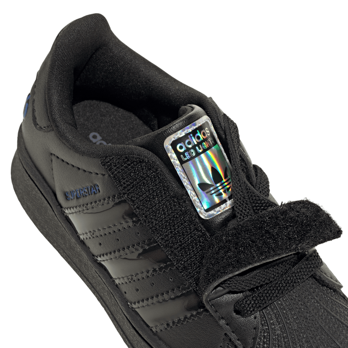 adidas Superstar LED Lights Comfort Closure Core Black Preloved Violet (TD)