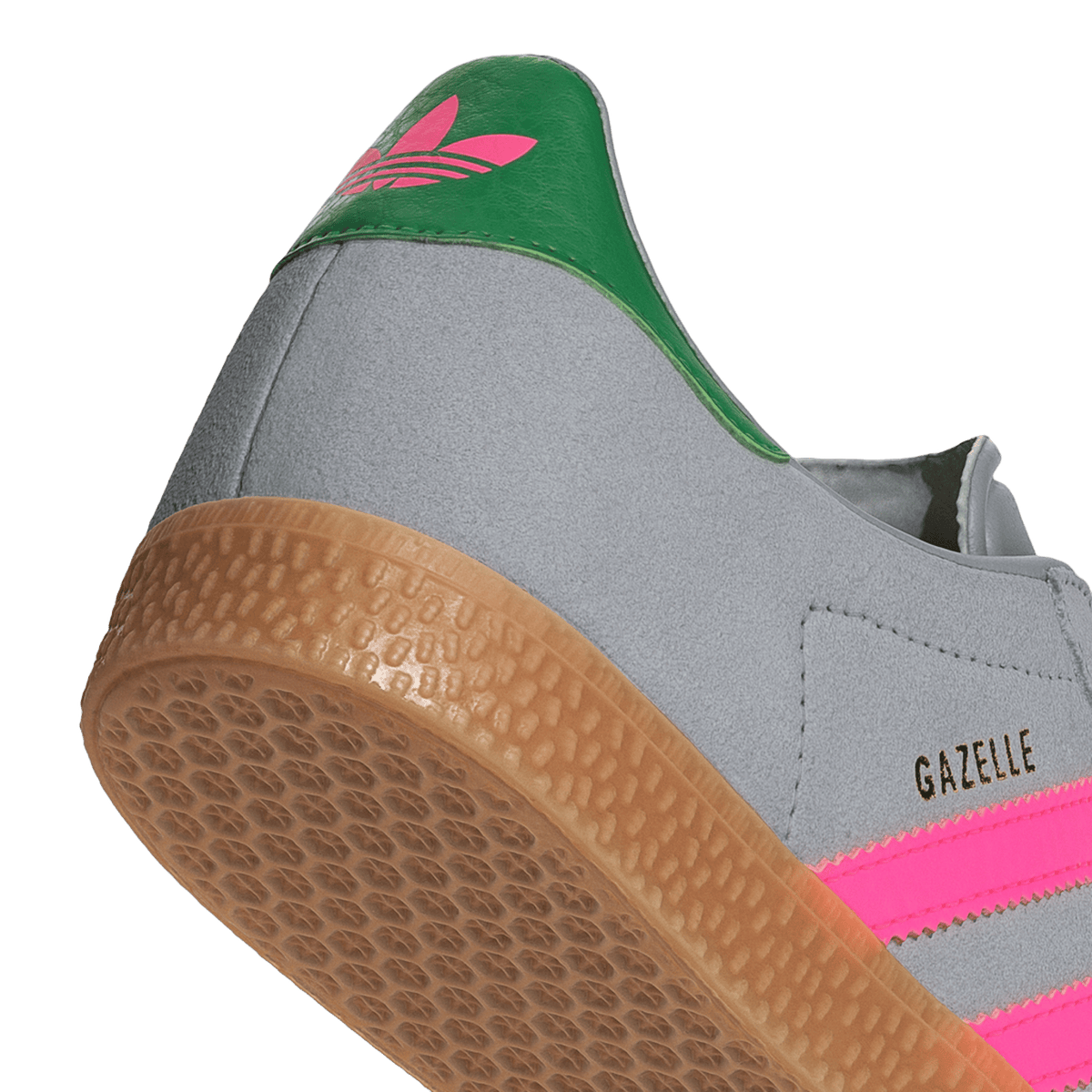 adidas Gazelle Halo Silver Lucid Pink Green (GS)