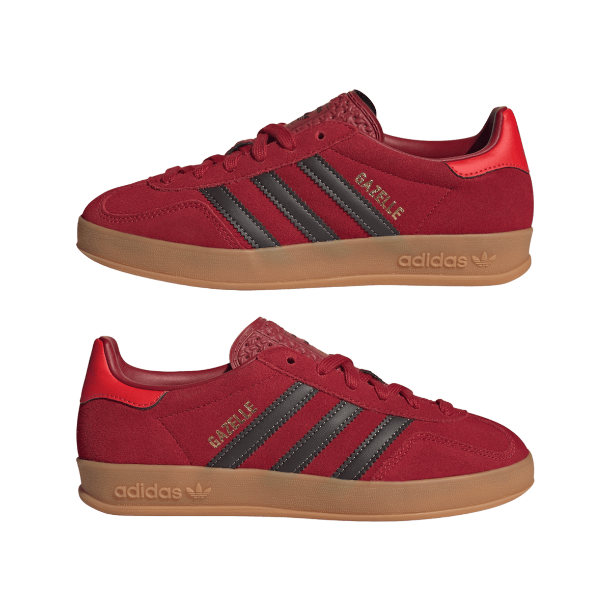 adidas Gazelle Indoor Team Victory Red Aurora Coffee (GS)