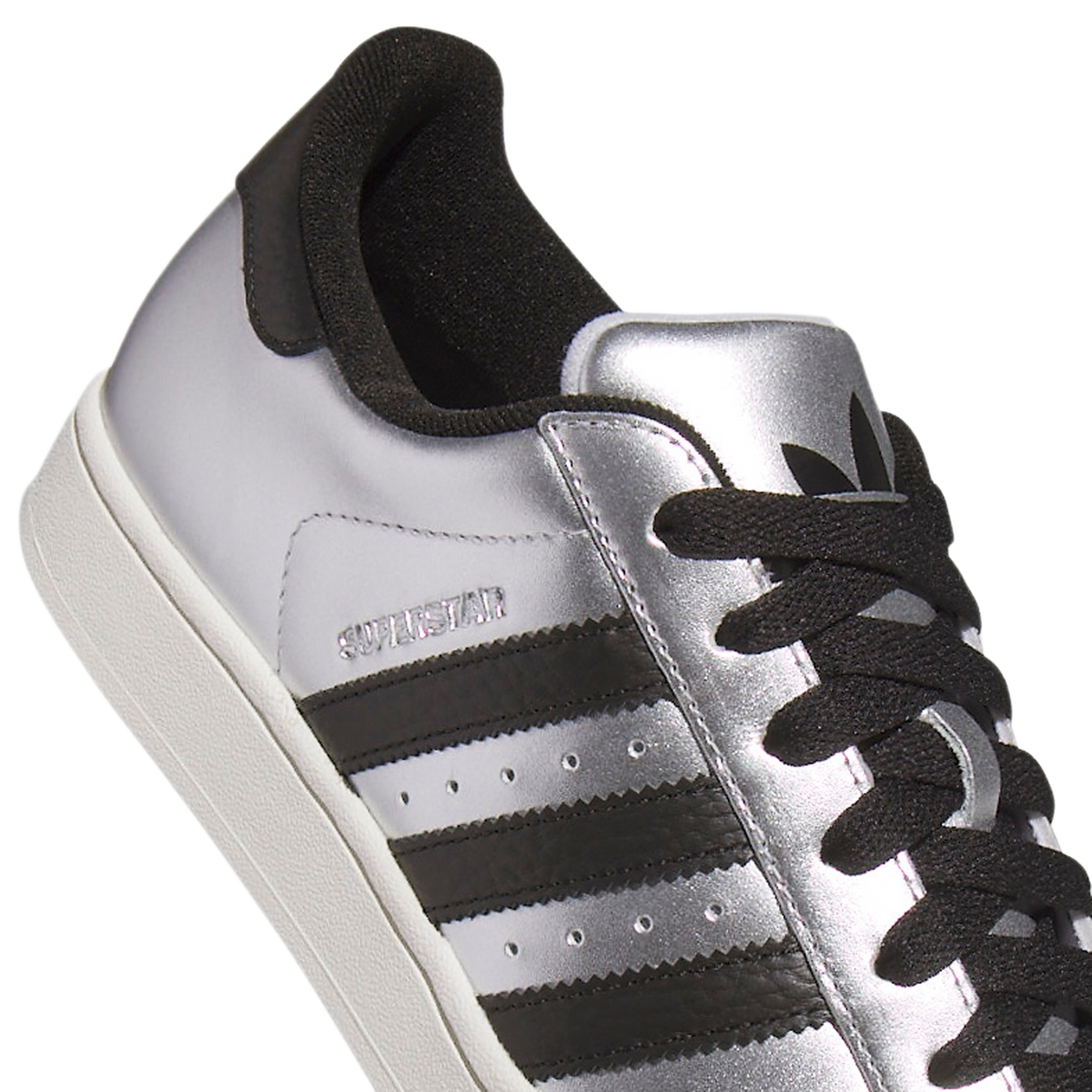 adidas Superstar II Silver Metallic Black