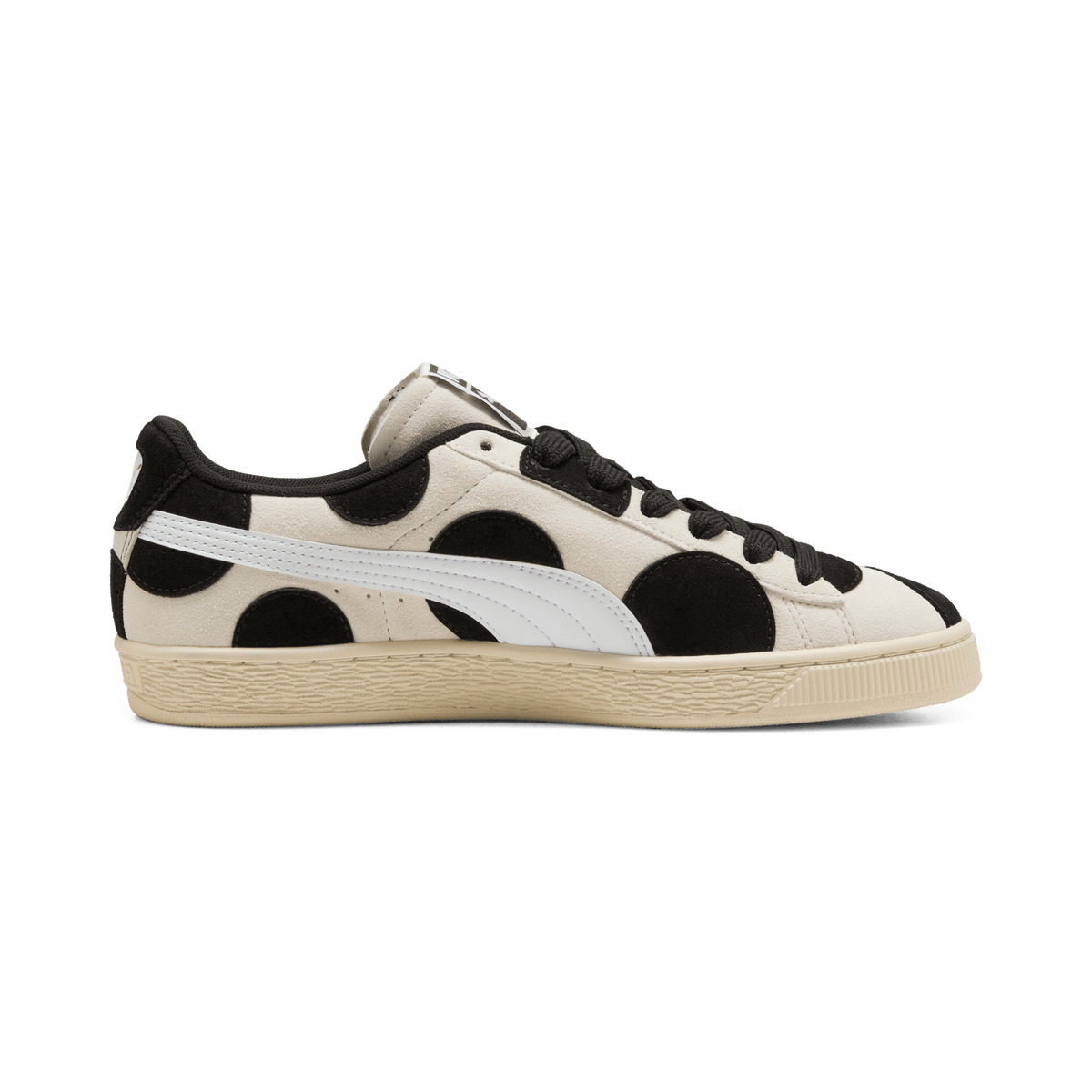 Puma Suede Printed Alpine Snow Black