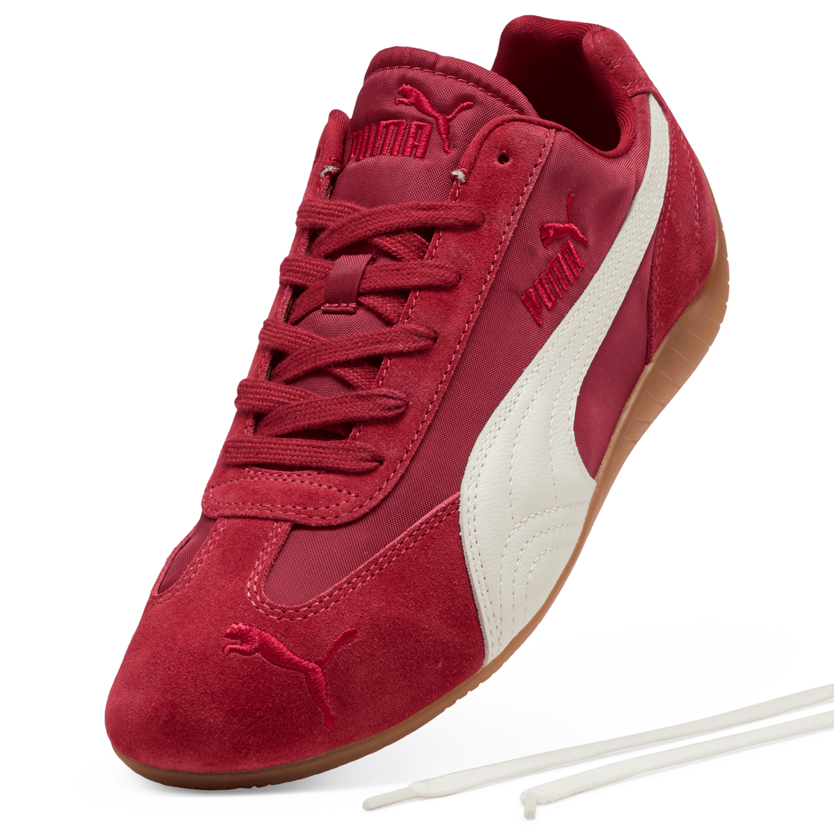 Puma Speedcat Nylon Dark Crimson White | 405323-04