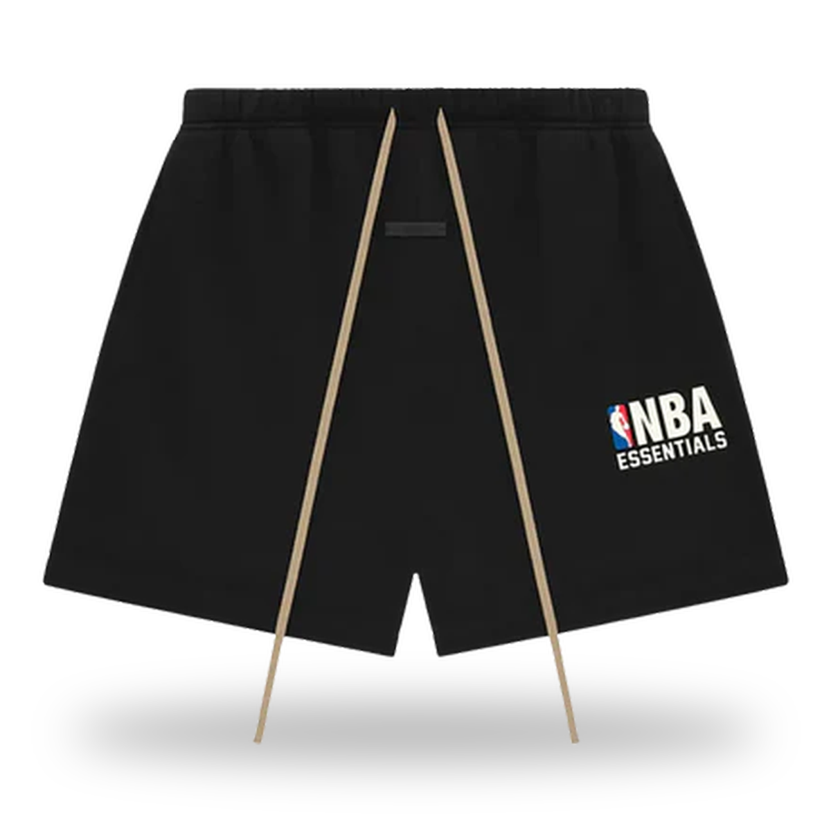 Fear of God Essentials FW24 NBA Sweatshort Black White Logo (160AL244001F)