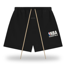Fear of God Essentials FW24 NBA Sweatshort Black White Logo (160AL244001F)