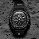 Swatch x Omega x Snoopy Black - Mission to the Moonphase - New Moon (SO33B700)