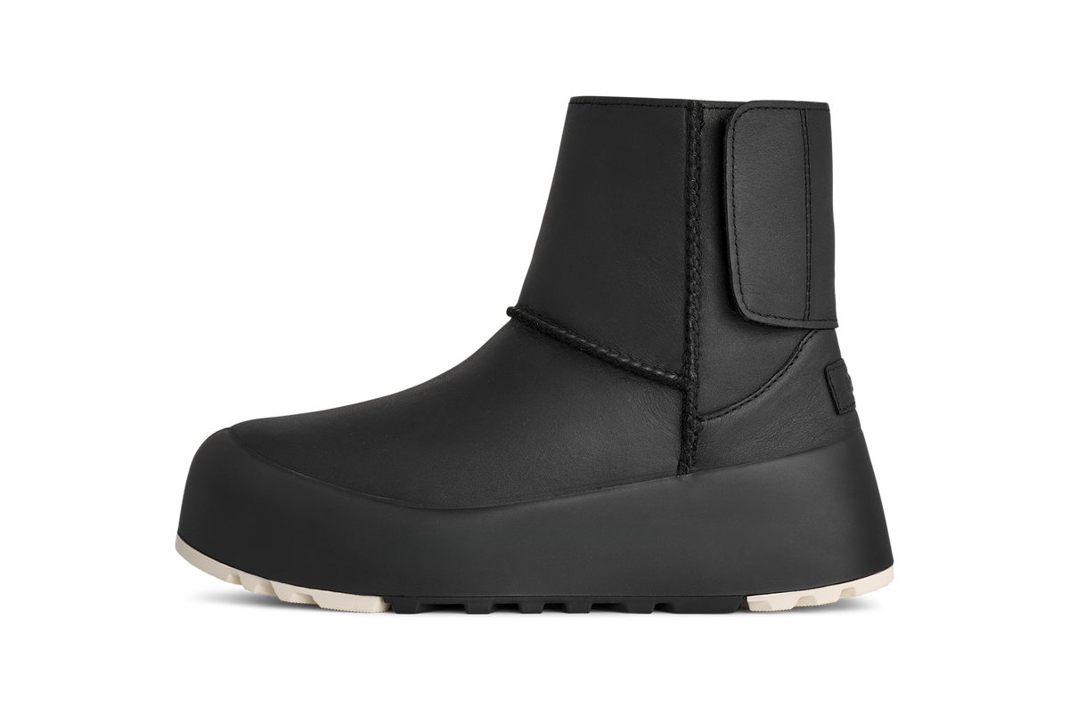 UGG Classic StreetScape Leather Boot Black Jasmine (Women's)
