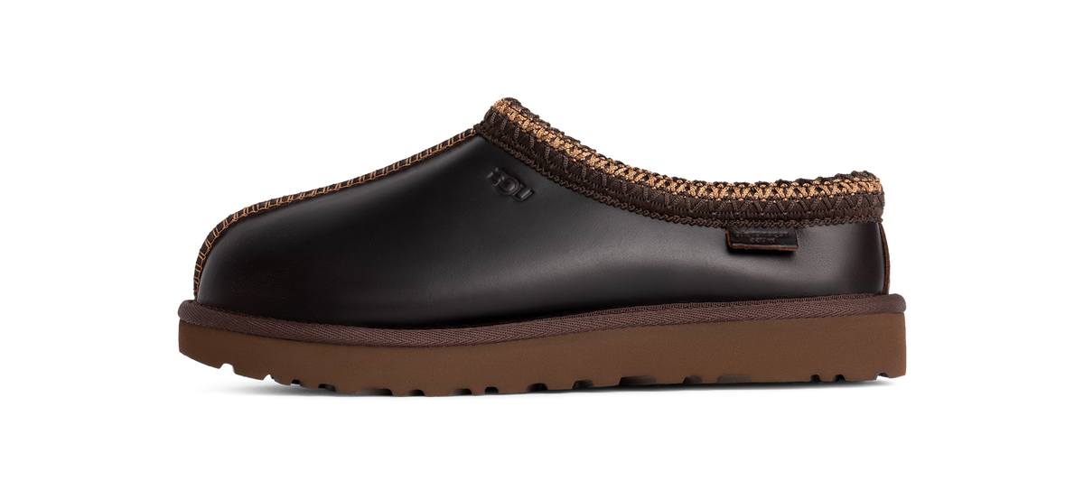 UGG Tasman LTHR Regen Slipper Ironwood (Women's)