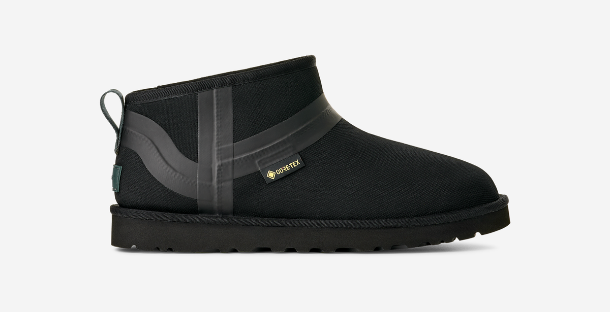 UGG Classic Ultra Mini Boot Reese Cooper Black | 1174071-BLK