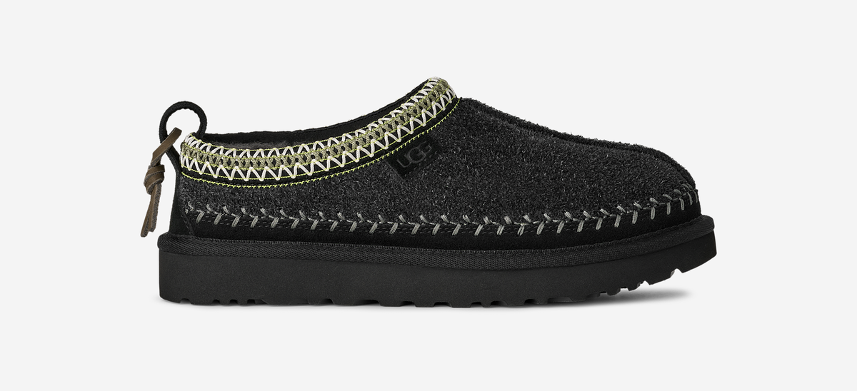 UGG Tasman Biarritz Slipper Black (Women's) | 1171444-BLK