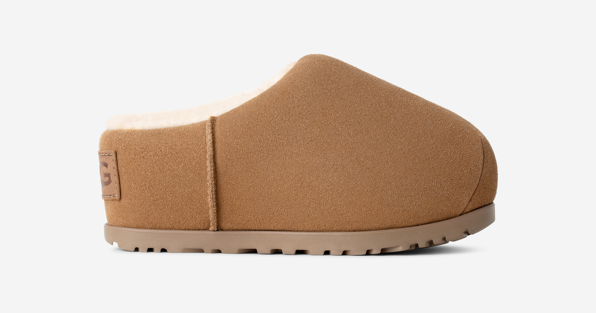 UGG Pumped Slide Chestnut (Women's) | 1158215-CHE