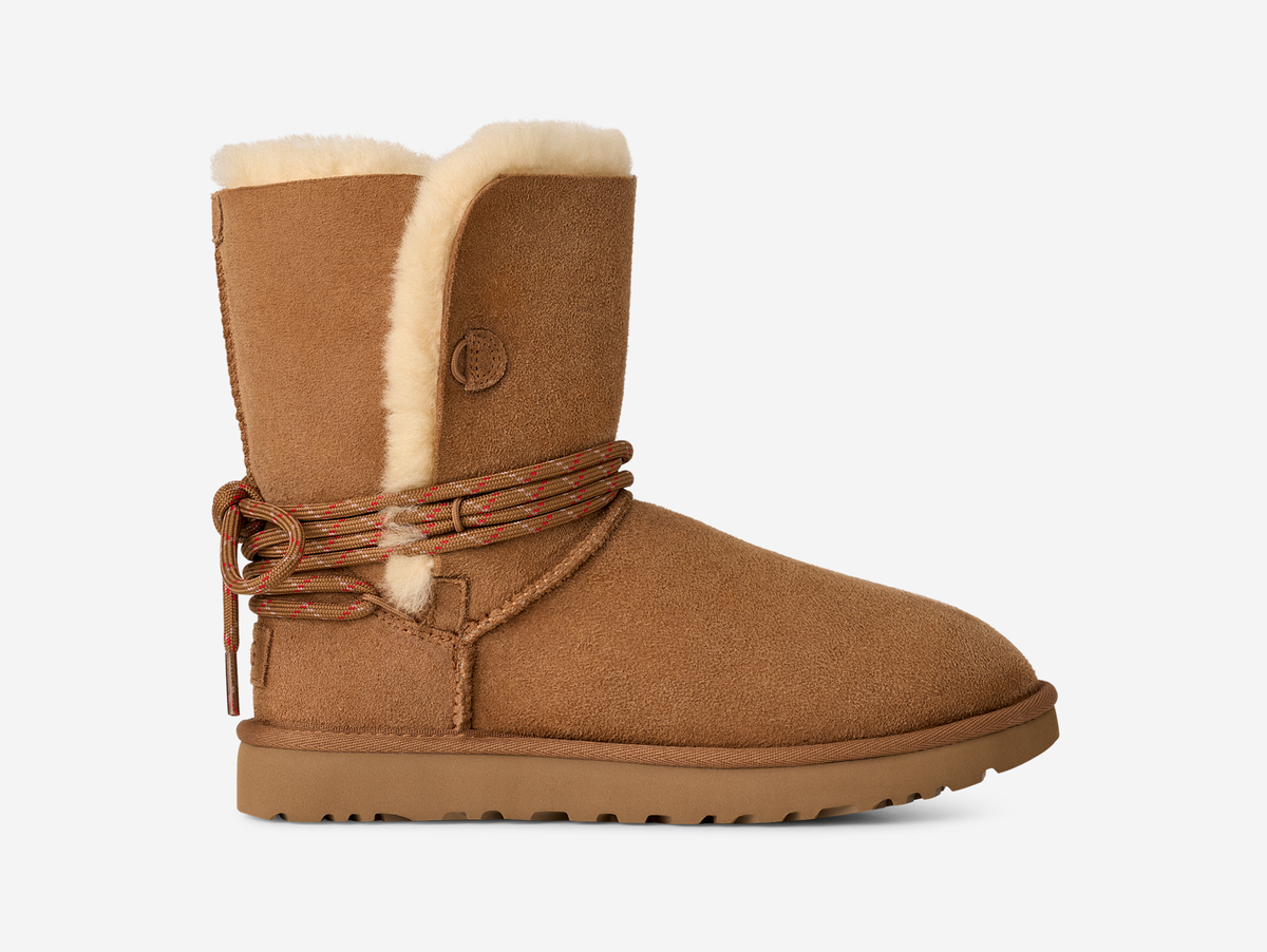 UGG Bailey Tie Boot Chestnut (Women's) | 1171530-CHE