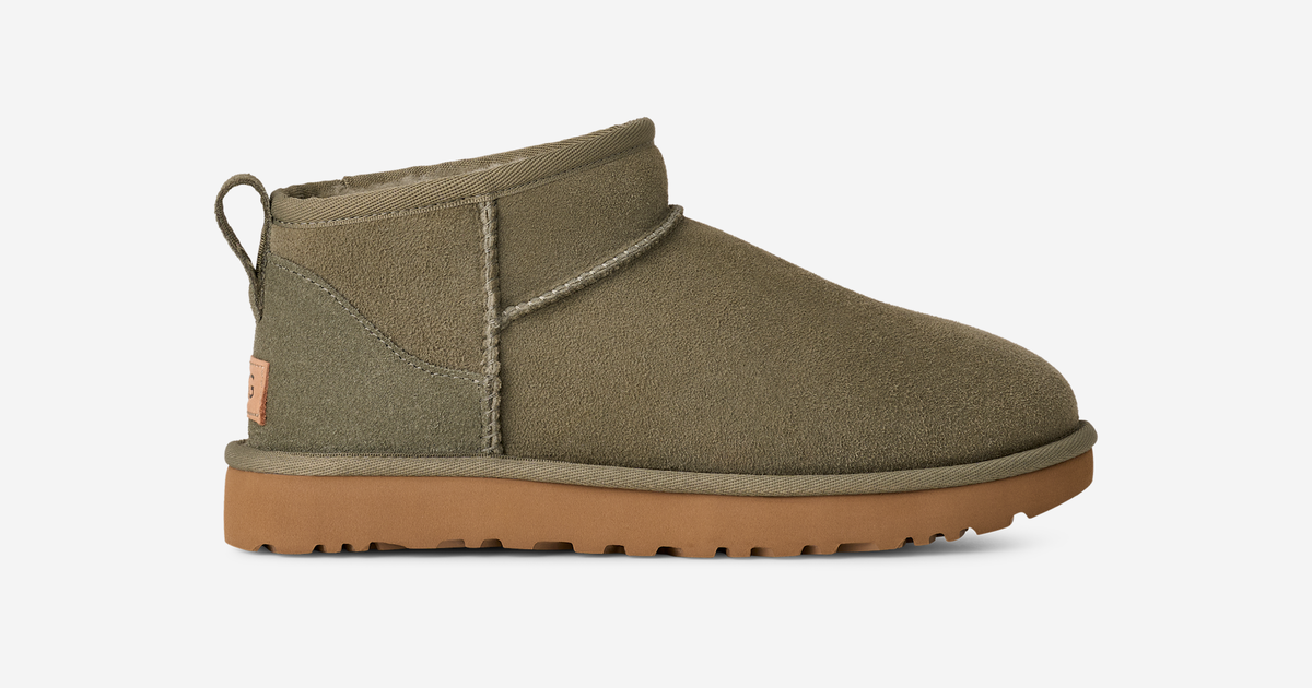 UGG Classic Ultra Mini Boot Moss Green Amphora (Women's) | 1116109-MMP