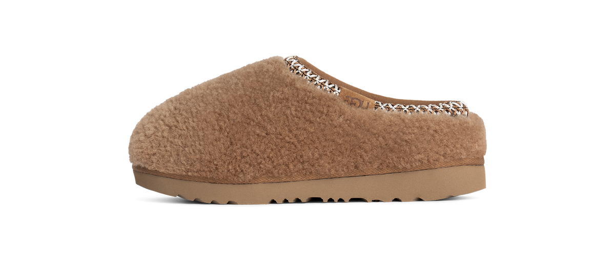UGG Tasman Maxi Curly Slipper Chestnut (Kids)