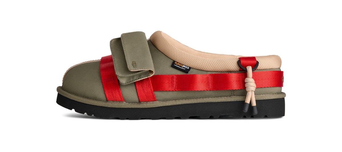 UGG Tasman Wildwood Slipper Burnt Olive Red Pepper