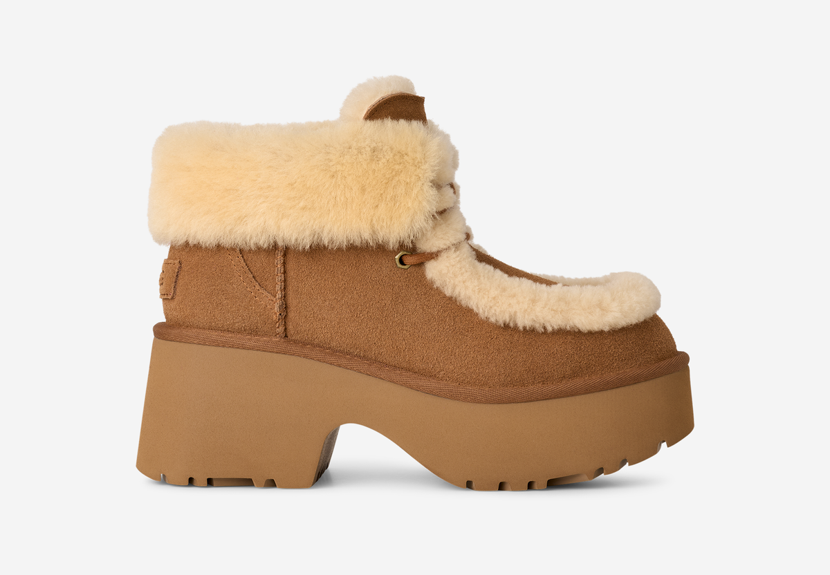 UGG Esmee Lace Up Boot Chestnut (Women's) | 1171532-CHE