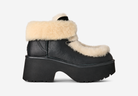 UGG Esmee Leather Lace Up Boot Black (Women's) | 1176110-BLK