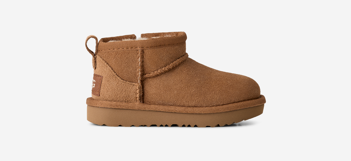 UGG Classic Ultra Mini Boot Chestnut (Toddler) | 1130750T-CHE
