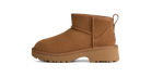 UGG Classic Ultra Mini New Heights Boot Chestnut (Kids)